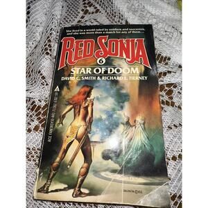 Red Sonja Star of Doom David C Smith & Richard Tierney Paperback Conan Oop Crom